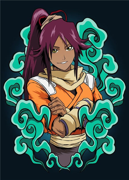 Bleach kenpachi Gotei Figure Poster