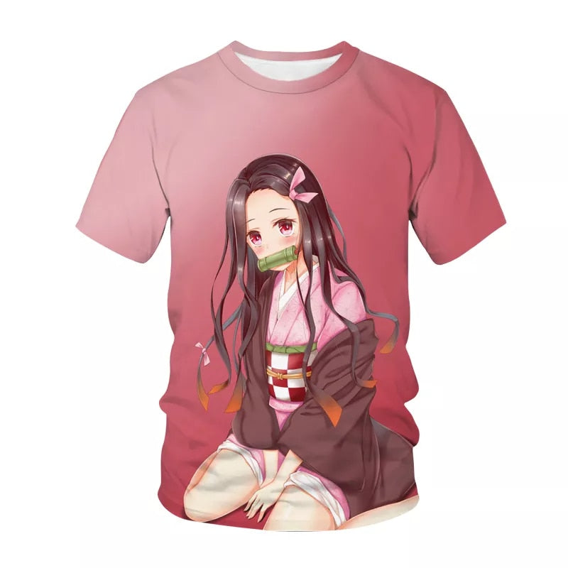 Demon Slayer Kochou Shinobu 3D T-Shirt - Anime Fantasy Land