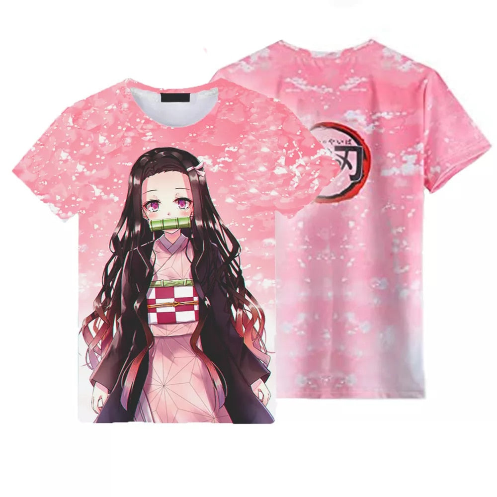 Demon Slayer Kochou Shinobu 3D T-shirt - Anime Fantasy Land