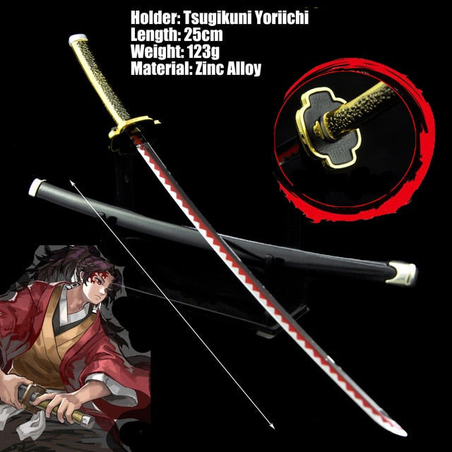 Demon Slayer Tsugikuni Yoriichi Katana Sword - Anime Fantasy Land