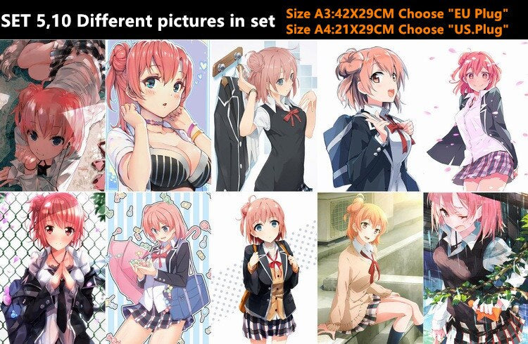 My Teen Romantic Comedy SNAFU Poster Stickers