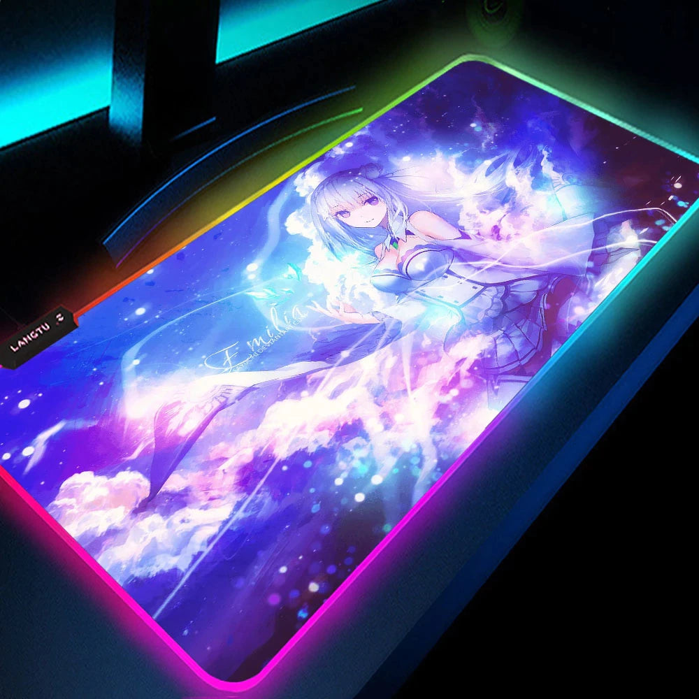 ReZero Lighting Gaming Computer Mats - Anime Fantasy Land