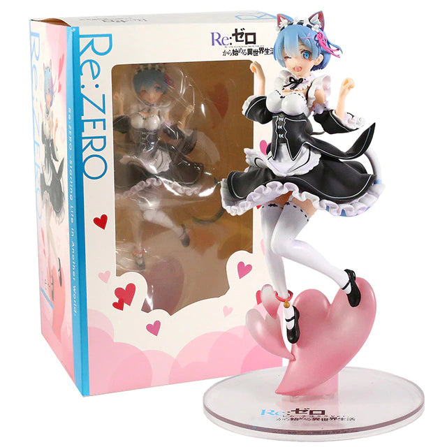 Rem Cat Maid Figure Collection Model - Anime Fantasy Land