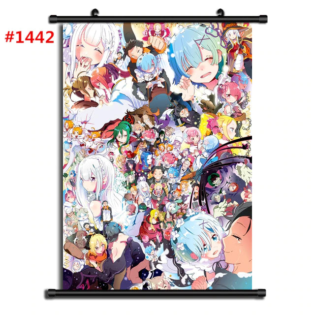 Re:Zero Wall Scroll Posters - Anime Fantasy Land