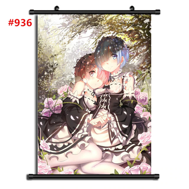 Re:Zero Wall Scroll Posters - Anime Fantasy Land