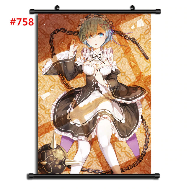 Re:Zero Wall Scroll Posters - Anime Fantasy Land