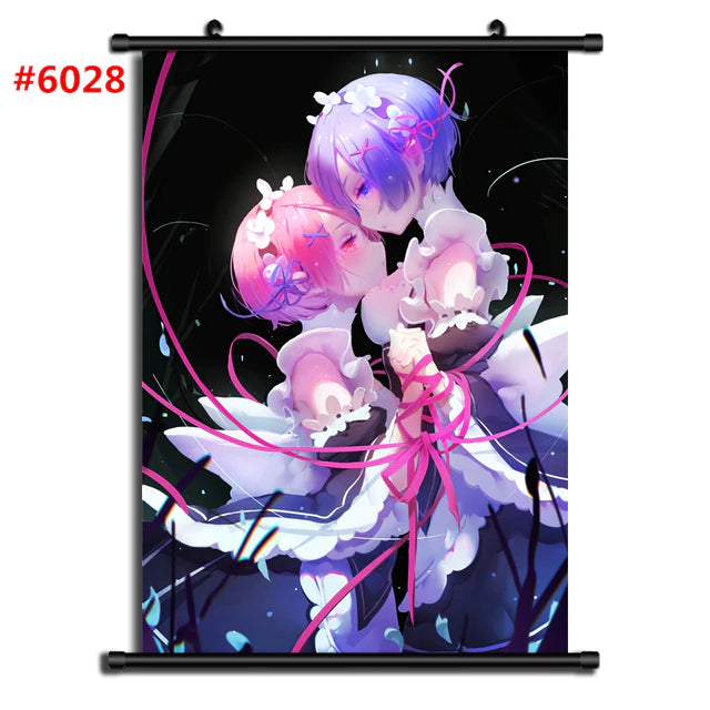 Re:Zero Wall Scroll Posters - Anime Fantasy Land