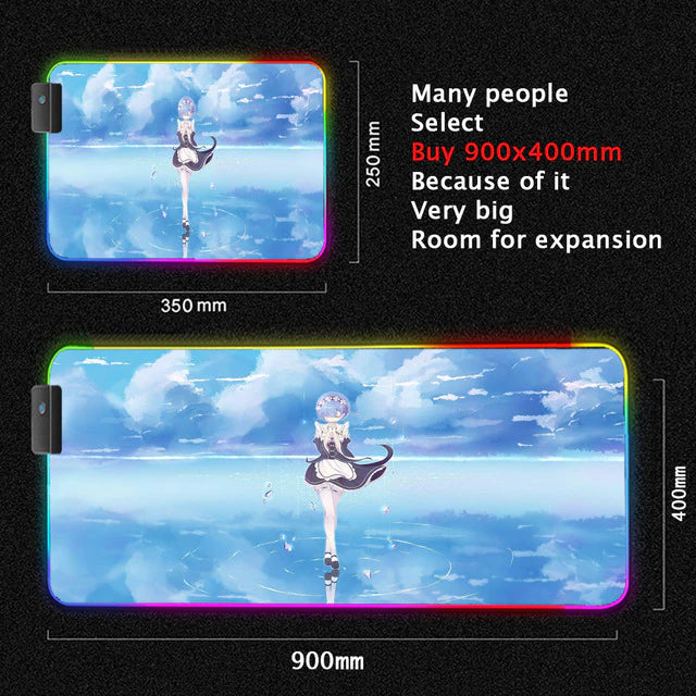 ReZero Lighting Gaming Computer Mats - Anime Fantasy Land